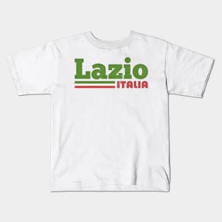 Lazio, Italia // Retro Styled Italian Region Design Kids T-Shirt